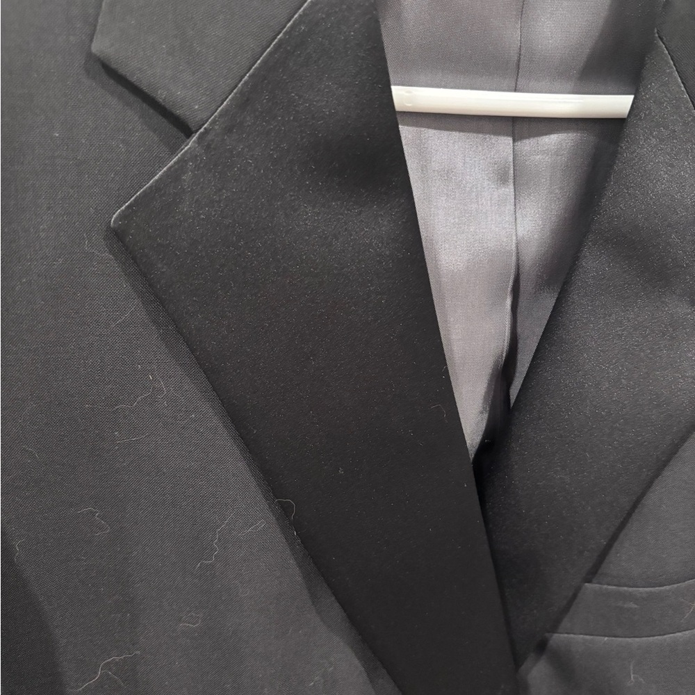 Stafford Black Tuxedo jacket and pants with Satin Lapels - Picture 3 of 8